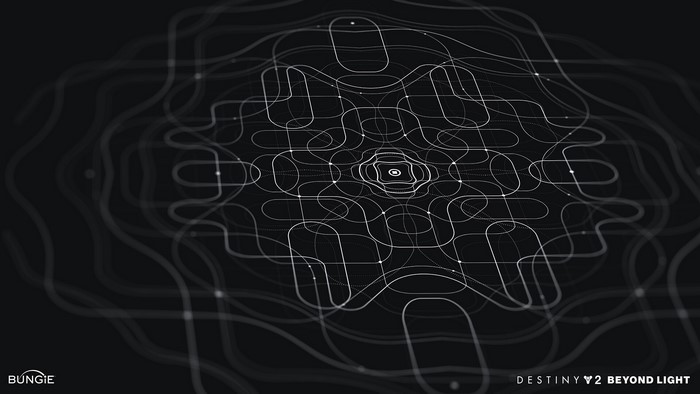 Destiny 2 Beyond Light Bungie Logo Abstract Lines