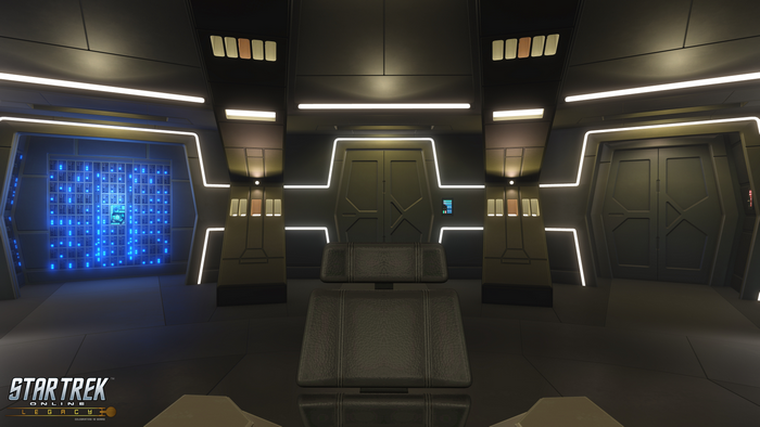 Star Trek Online bridge interior with command chair