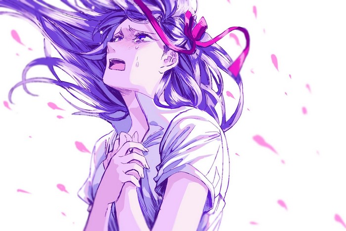 Matou Sakura from Fate/Stay Night: Heaven's Feel crying