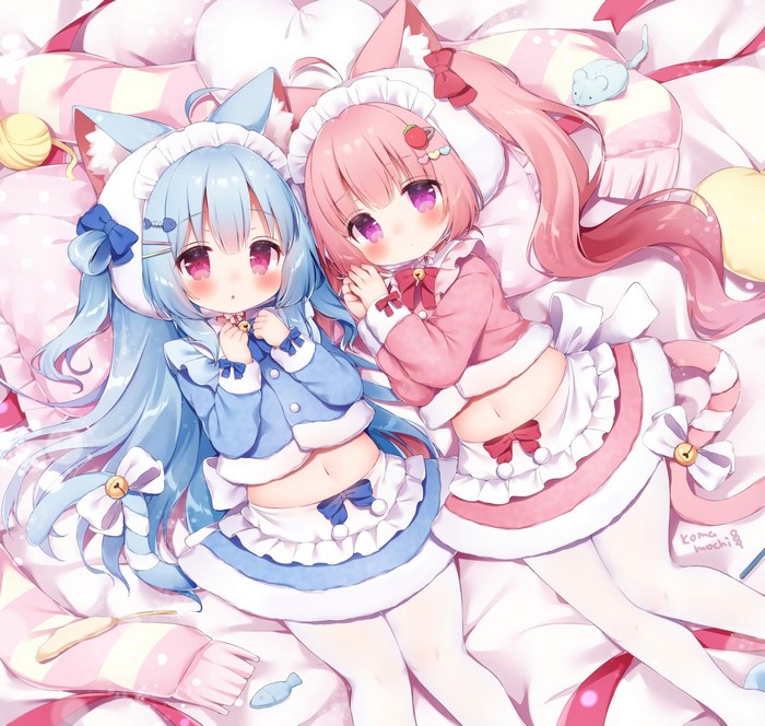Momozu Komamochi Cat Girl Duo