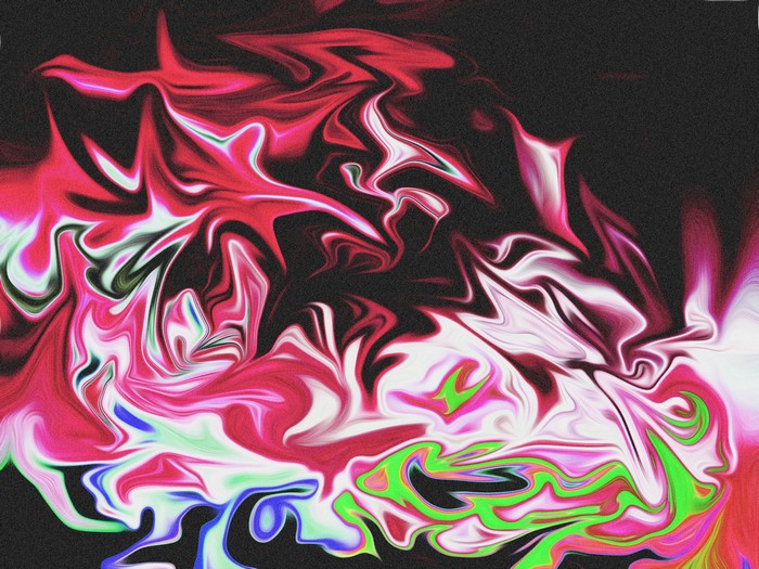Abstract digital art with swirling colors