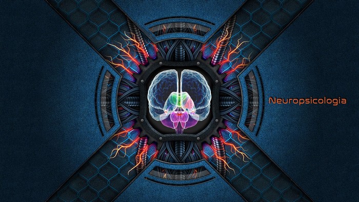 Neuropsicologia Brain with Electrical Impulses