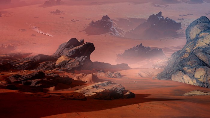 Surviving Mars exploration on a rocky planet
