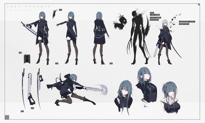 Lost Pheonix The Destroyer character concept art