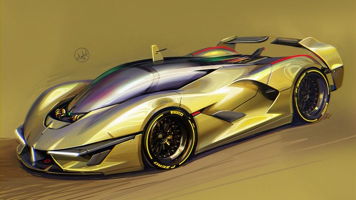 Aleksandr Sidelnikov Digital Hypercar Art