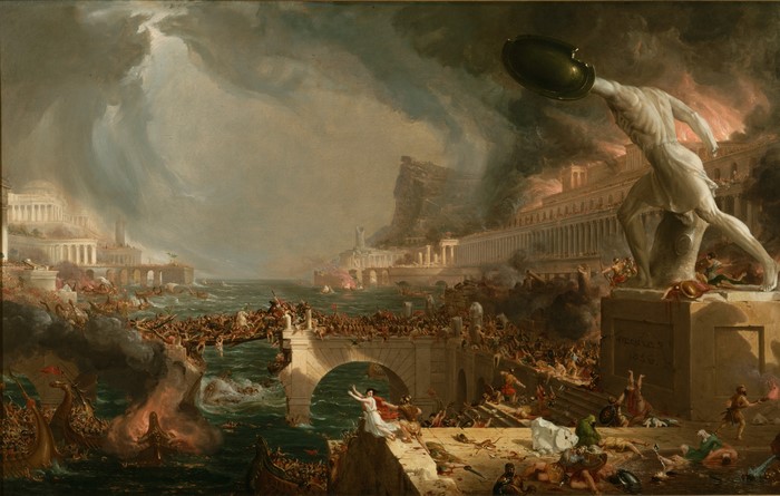 The Course of Empire: Destruction by Thomas Cole