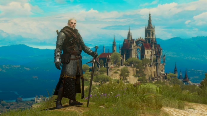 Geralt of Rivia from The Witcher 3: Wild Hunt in Toussaint