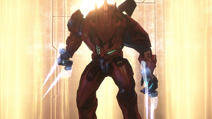 Elite from Halo with Energy Swords