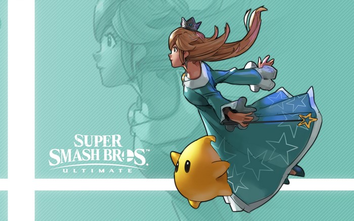 Princess Rosalina and Luma from Super Smash Bros. Ultimate