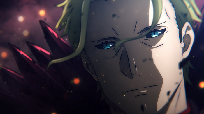 Man with blue eyes and blonde hair from Sword Art Online