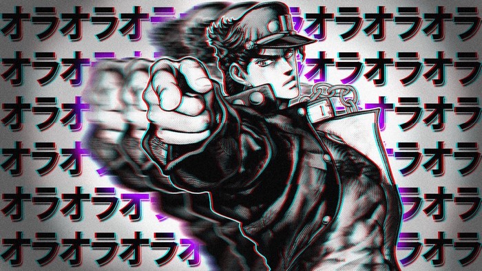 Jotaro Kujo Anime Action Pose