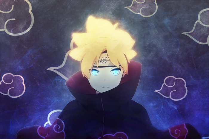 Boruto Uzumaki in Akatsuki Cloak