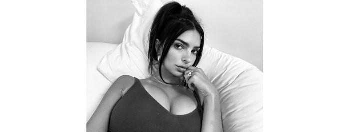 Emily Ratajkowski in a tank top