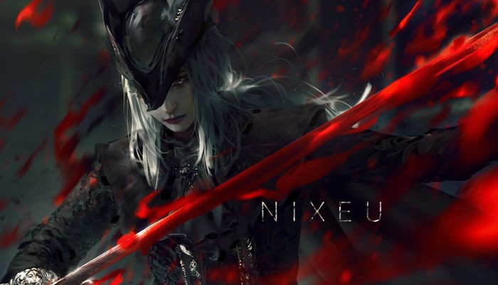 Lady Maria from Bloodborne by Nixeu