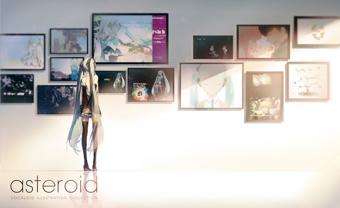 Hatsune Miku Asteroid Vocaloid Illustration Collection