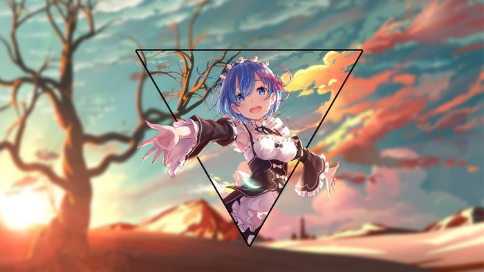 Rem from Re:Zero in a Maid Outfit
