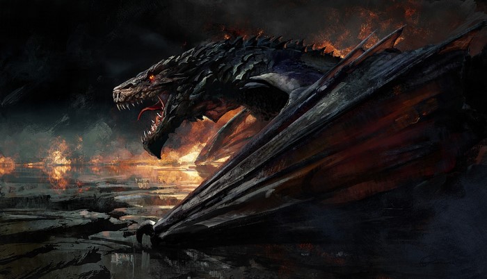 Dragon by Greg Rutkowski