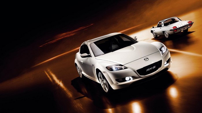 Mazda RX-8 and Mazda Cosmo Sport