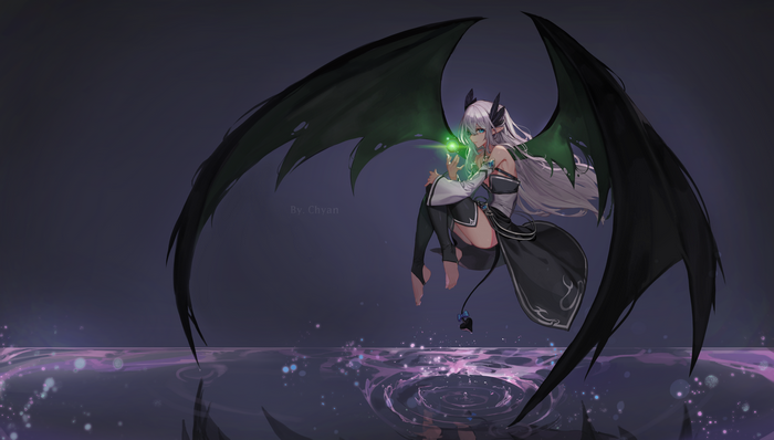 Succubus with wings from Dungeon & Fighter