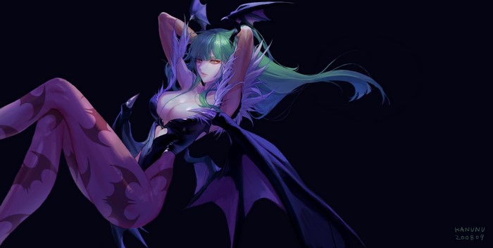 Morrigan Aensland from Darkstalkers artwork