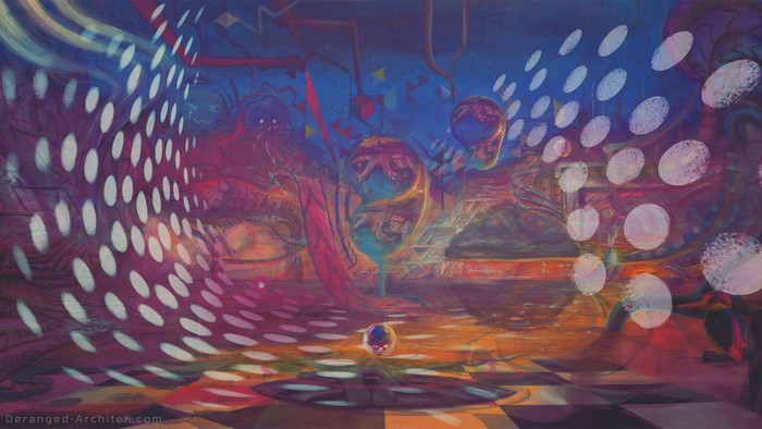 Psychedelic artwork painting