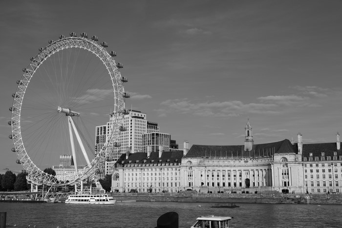 London Eye and River Thames, England