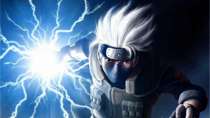 Hatake Kakashi from Naruto Shippuuden using Chidori