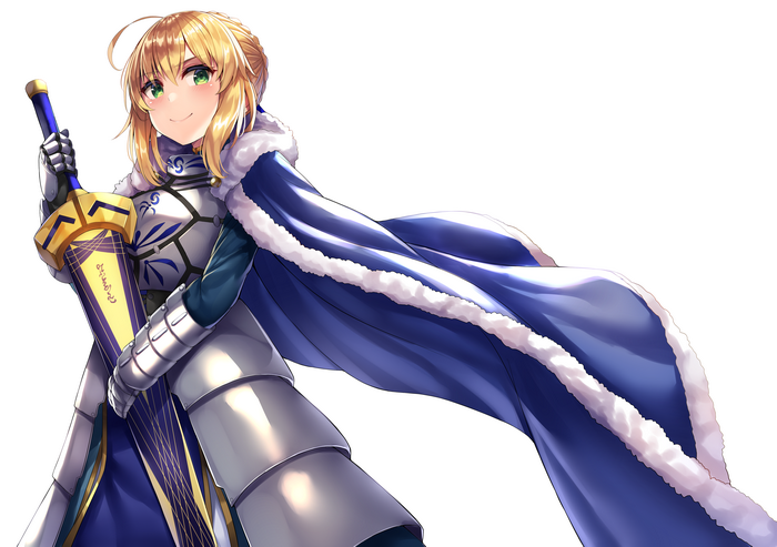 Artoria Pendragon from Fate Series with Sword