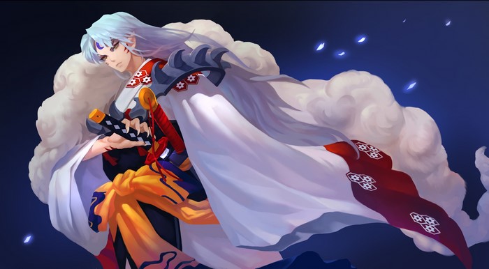 Sesshomaru from Inuyasha with sword