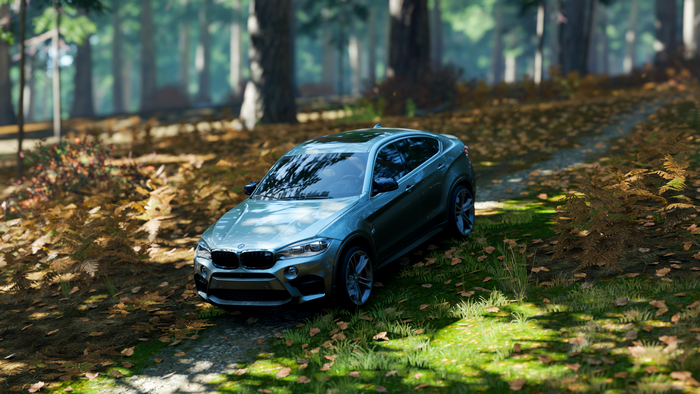 4K BMW X6 M in Forza Horizon 4 forest