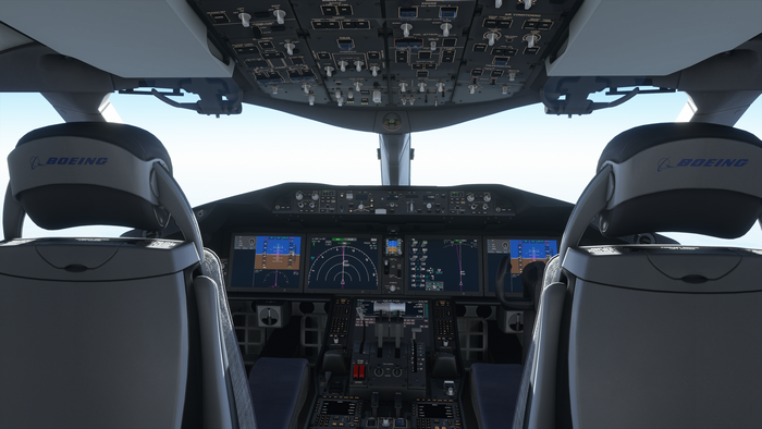 4K Microsoft Flight Simulator Boeing 787 Cockpit