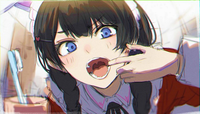 Isshiki Close-Up Portrait with Tongue Detail