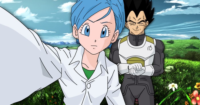 Bulma and Vegeta from Dragon Ball