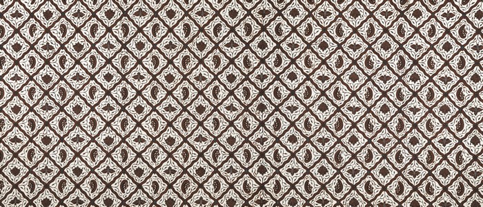 Brown and white diamond pattern fabric texture