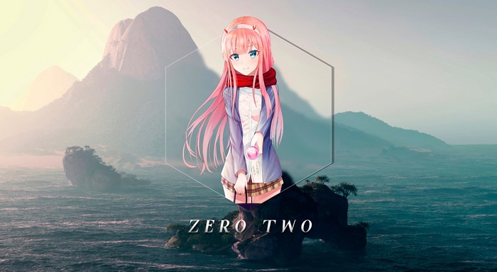4K Zero Two from Darling in the FranXX