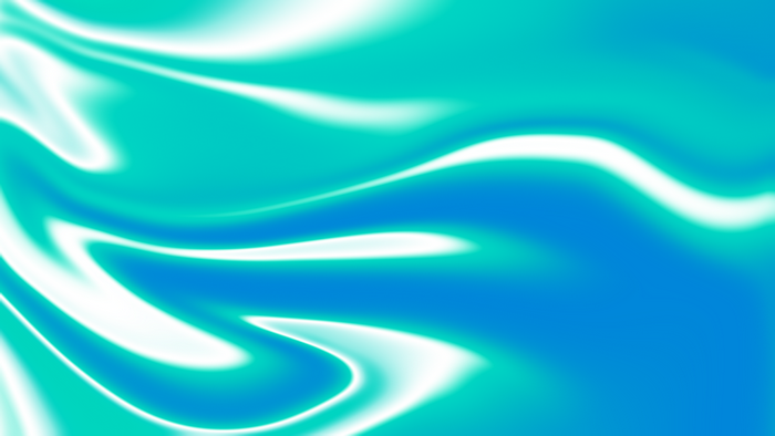 Abstract blue and green liquid gradient