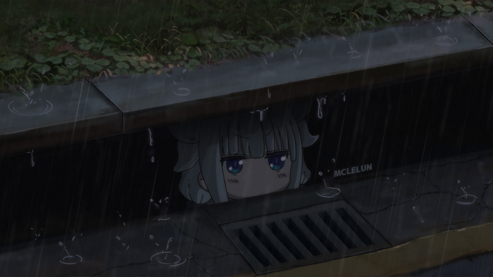 Kanna Kamui from Kobayashi-san Chi no Maid Dragon in the rain