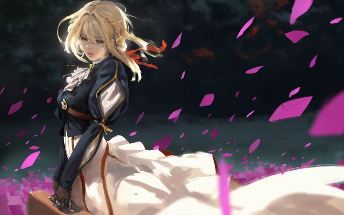 Violet Evergarden fan art by WLOP
