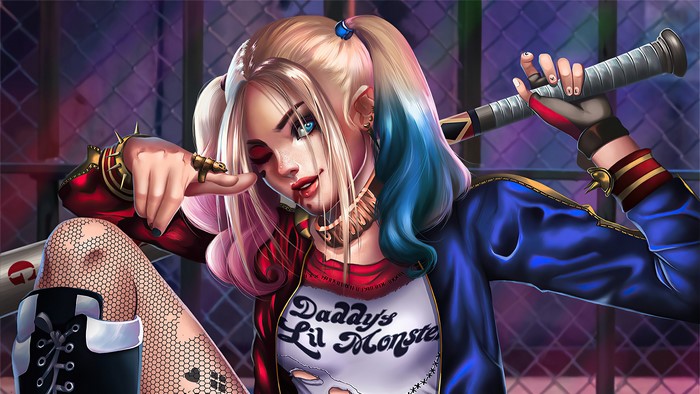 Harley Quinn with Baseball Bat from Suicide Squad