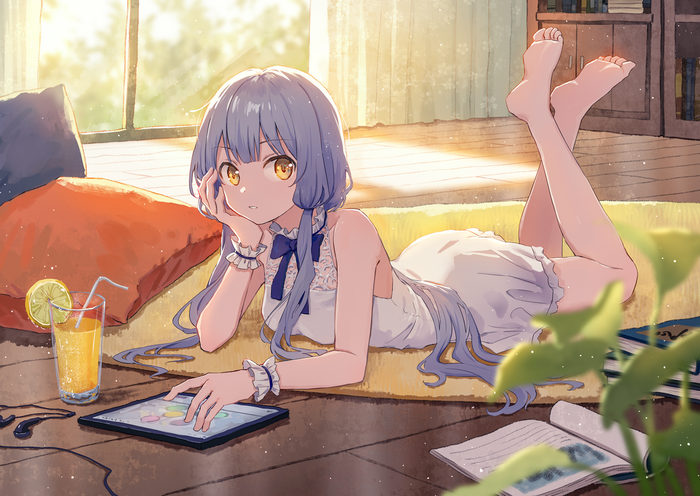 Xingchen Relaxing with Tablet and Juice