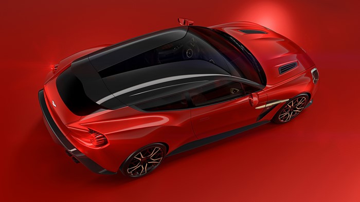 Red Aston Martin Vanquish Zagato Shooting Brake