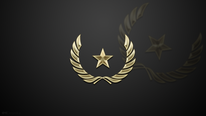 Counter-Strike: Global Offensive golden star emblem