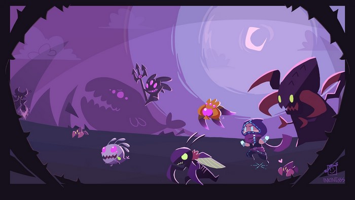 League of Legends fan art featuring various characters