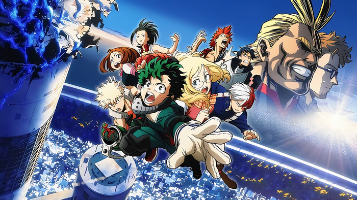 My Hero Academia characters with All Might