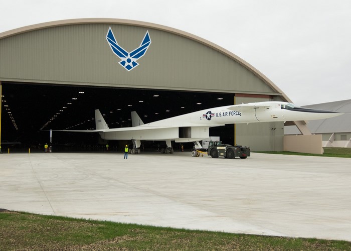 North American XB-70 Valkyrie in Hangar
