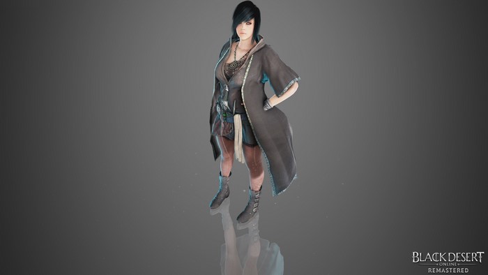 Woman in Black Desert Online