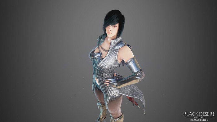 Woman in Silver Armor from Black Desert Online Remastered