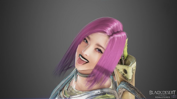 4K Black Desert Online Chara with pink hair