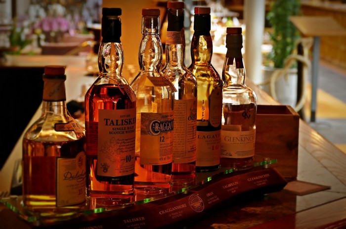 Collection of Scotch Whisky Bottles