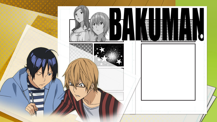 Moritaka Mashiro and Akito Takagi from Bakuman